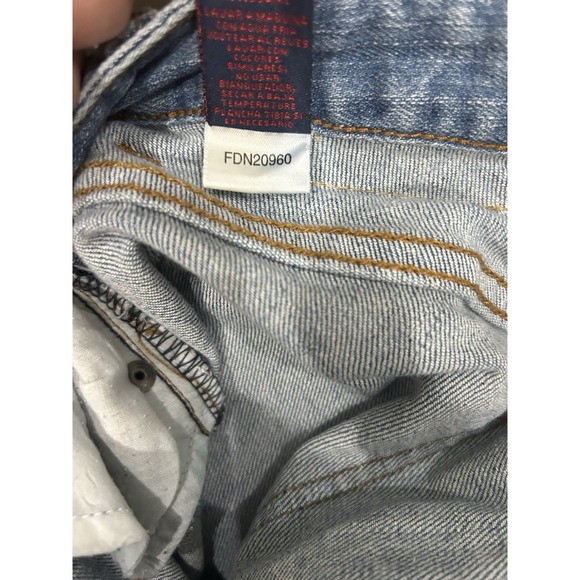 Y2K BCBG Maxazria Embroidered Jeans Flower 90s Boho Hippie Festival - Size 4 - Picture 13 of 14